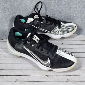 Nike Force Zoom Trout 7 Pro Metal‎ Baseball Shoes Mens 12 Black White CQ7224